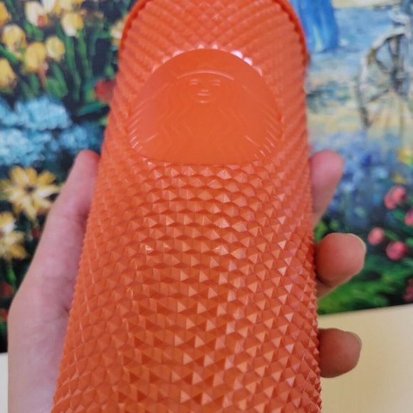 Brand New Starbucks Orange Fall Halloween Studded Bling Tumbler Venti | 24 oz | - Picture 2 of 4